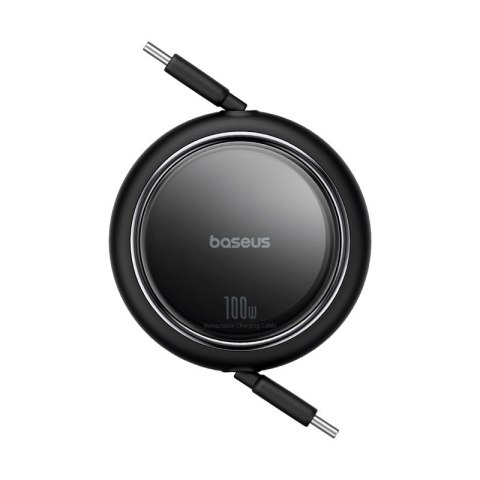 Baseus kabel Free2Draw Mini USB-C - USB-C 1,0m 100W czarny zwijany Baseus kabel Free2Draw Mini USB-C - USB-C 1,0m 100W czarny zwijany