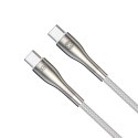 Forever kabel Sleek USB-C - USB-C 1,0 m 100W biały Forever kabel Sleek USB-C - USB-C 1,0 m 100W biały
