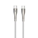 Forever kabel Sleek USB-C - USB-C 2,0 m 60W biały
