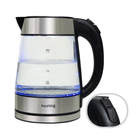 Huslog czajnik szklany 1,7L AK-0537 Huslog czajnik szklany 1,7L AK-0537