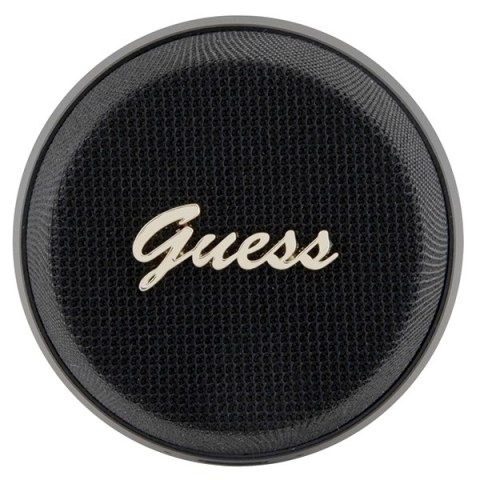Guess głośnik Bluetooth GUWSC3ALSMK STAND MAGNETIC SCRIPT METAL czarny Guess głośnik Bluetooth GUWSC3ALSMK STAND MAGNETIC SCRIPT METAL czarny