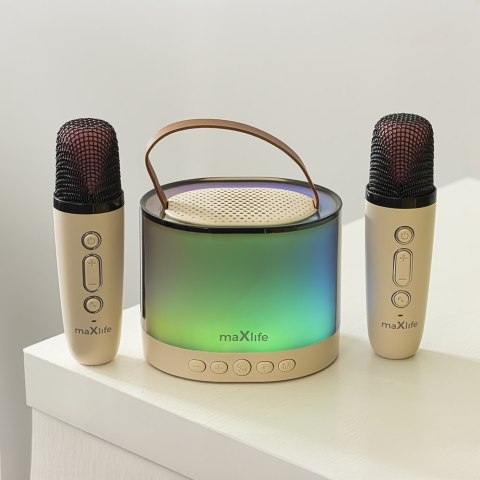 Maxlife zestaw karaoke Bluetooth MXKS-200 różowy Maxlife zestaw karaoke Bluetooth MXKS-200 różowy