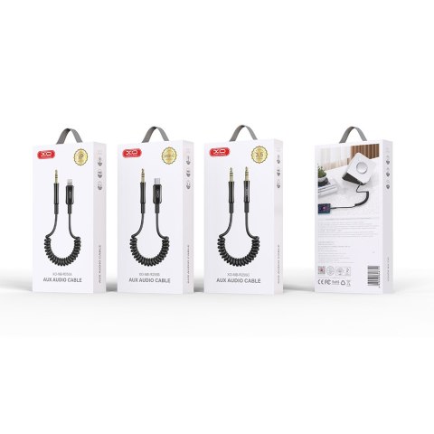 XO kabel audio NB-R255C jack 3,5mm - jack 3,5mm 1,0m czarny XO kabel audio NB-R255C jack 3,5mm - jack 3,5mm 1,0m czarny