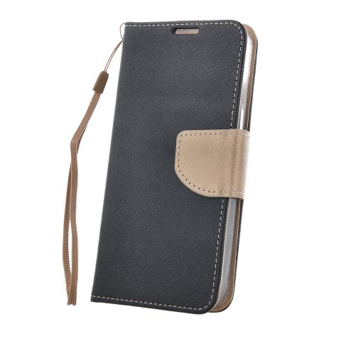 Etui Smart Fancy do Xiaomi Redmi 13C 4G / 13C 5G / Poco C65 czarno-złote Etui Smart Fancy do Xiaomi Redmi 13C 4G / 13C 5G / Poco C65 czarno-złote