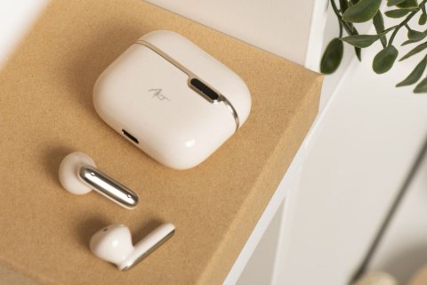 ART słuchawki bezprzewodowe bluetooth TWS + stacja dokująca ze złączem Typ C AP-TW-B4W białe ART słuchawki bezprzewodowe bluetooth TWS + stacja dokująca ze złączem Typ C AP-TW-B4W białe