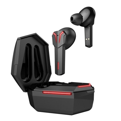 ART słuchawki bezprzewodowe bluetooth gamingowe TWS + stacja dokująca ze złączem Typ C AP-TW-G10 czarne ART słuchawki bezprzewodowe bluetooth gamingowe TWS + stacja dokująca ze złączem Typ C AP-TW-G10 czarne