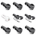 Ładowarka samochodowa Forcell F-Energy Carbon USB A QC3.0 3A 18W CC50-1A czarna
