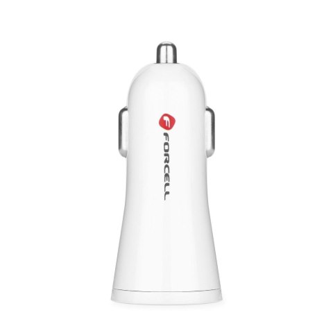 Ładowarka samochodowa Forcell F-Energy USB A 2,4A 10W QC3.0 TFK-CC-095 biała Ładowarka samochodowa Forcell F-Energy USB A 2,4A 10W QC3.0 TFK-CC-095 biała