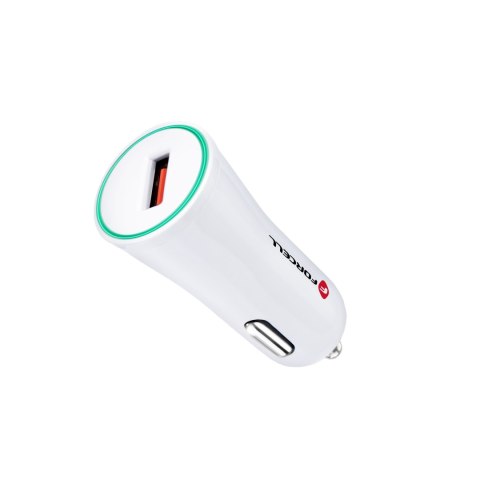 Ładowarka samochodowa Forcell F-Energy USB A 2,4A 10W QC3.0 TFK-CC-095 biała Ładowarka samochodowa Forcell F-Energy USB A 2,4A 10W QC3.0 TFK-CC-095 biała
