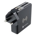 Wielofunkcyjna ładowarka Forcell F-Energy 5w1 USB A + USB C PD 20W + kabel USB C / Lightning + power bank 10000 mAh + ładowanie 