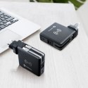Wielofunkcyjna ładowarka Forcell F-Energy 5w1 USB A + USB C PD 20W + kabel USB C / Lightning + power bank 10000 mAh + ładowanie 