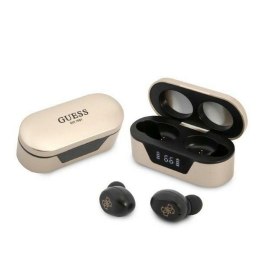 GUESS słuchawki bezprzewodowe bluetooth TWS + stacja dokująca GUTWST31ED (BT5 Classic) złote