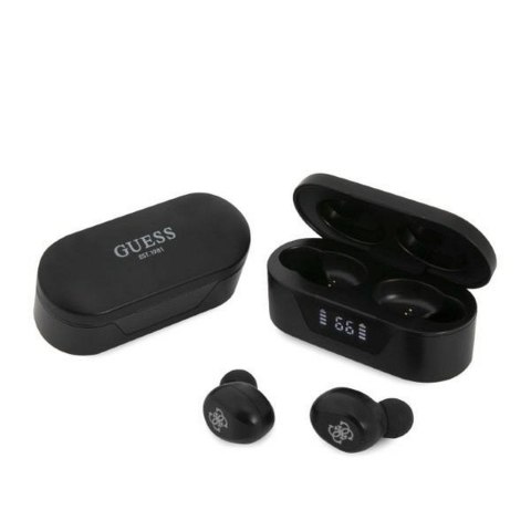 GUESS słuchawki bezprzewodowe bluetooth TWS + stacja dokująca GUTWST31EK (BT5 Classic) czarne GUESS słuchawki bezprzewodowe bluetooth TWS + stacja dokująca GUTWST31EK (BT5 Classic) czarne
