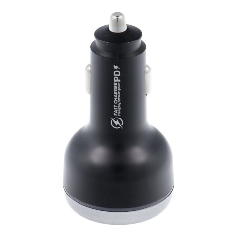 Ładowarka samochodowa USB A + 2 x Typ C PD QC3.0 3A 191W CC69-2C1A black Ładowarka samochodowa USB A + 2 x Typ C PD QC3.0 3A 191W CC69-2C1A black