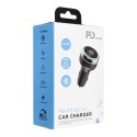 Ładowarka samochodowa USB A + 2 x Typ C PD QC3.0 3A 191W CC69-2C1A black Ładowarka samochodowa USB A + 2 x Typ C PD QC3.0 3A 191W CC69-2C1A black