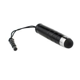 Rysik do ekranów dotykowych mini uniwersalny do gniazda Jack 3,5 mm czarny