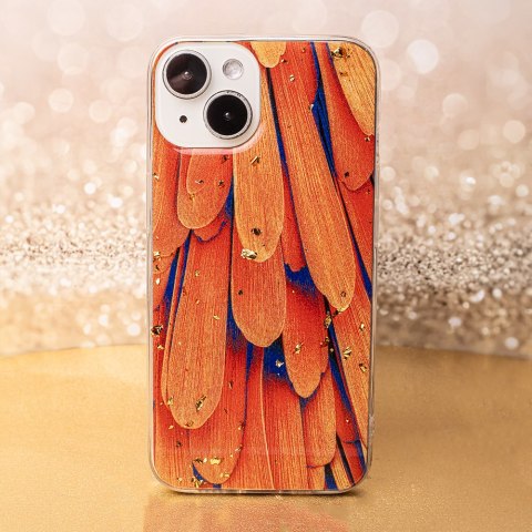 Nakładka Gold Glam do Samsung Galaxy S24 orange Nakładka Gold Glam do Samsung Galaxy S24 orange