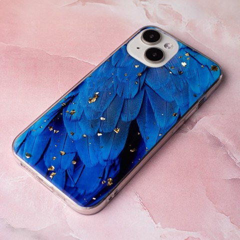 Nakładka Gold Glam do Xiaomi Redmi 13C 4G / 13C 5G / Poco C65 blue Nakładka Gold Glam do Xiaomi Redmi 13C 4G / 13C 5G / Poco C65 blue