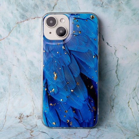 Nakładka Gold Glam do Xiaomi Redmi 13C 4G / 13C 5G / Poco C65 blue Nakładka Gold Glam do Xiaomi Redmi 13C 4G / 13C 5G / Poco C65 blue
