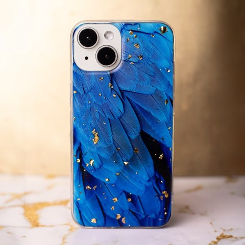 Nakładka Gold Glam do Xiaomi Redmi 13C 4G / 13C 5G / Poco C65 blue Nakładka Gold Glam do Xiaomi Redmi 13C 4G / 13C 5G / Poco C65 blue