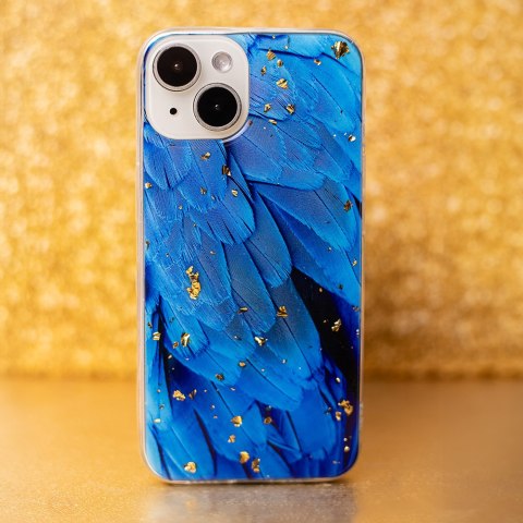 Nakładka Gold Glam do Xiaomi Redmi 13C 4G / 13C 5G / Poco C65 blue Nakładka Gold Glam do Xiaomi Redmi 13C 4G / 13C 5G / Poco C65 blue