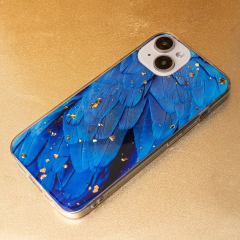 Nakładka Gold Glam do Xiaomi Redmi 13C 4G / 13C 5G / Poco C65 blue Nakładka Gold Glam do Xiaomi Redmi 13C 4G / 13C 5G / Poco C65 blue
