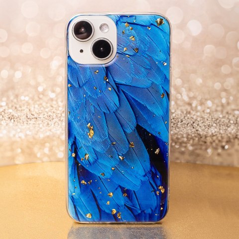 Nakładka Gold Glam do Xiaomi Redmi 13C 4G / 13C 5G / Poco C65 blue Nakładka Gold Glam do Xiaomi Redmi 13C 4G / 13C 5G / Poco C65 blue