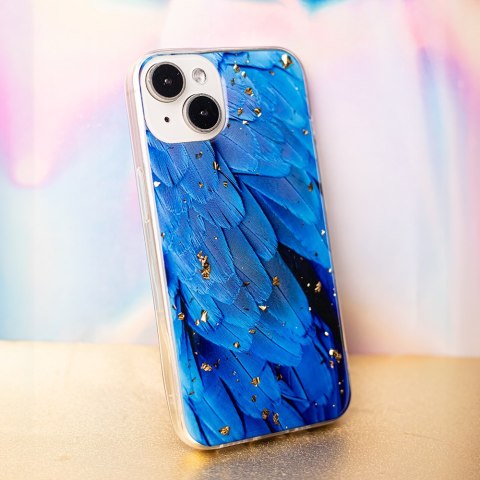 Nakładka Gold Glam do Xiaomi Redmi 13C 4G / 13C 5G / Poco C65 blue Nakładka Gold Glam do Xiaomi Redmi 13C 4G / 13C 5G / Poco C65 blue