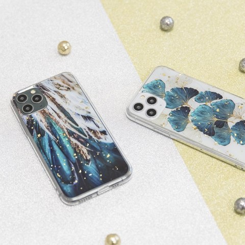 Nakładka Gold Glam do Xiaomi Redmi 13C 4G / 13C 5G / Poco C65 pióra Nakładka Gold Glam do Xiaomi Redmi 13C 4G / 13C 5G / Poco C65 pióra