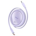Baseus kabel Free2Draw Mini Retractable Charging Cable Type-C to Type-C 100W 1m fioletowy