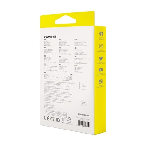 Baseus kabel Free2Draw Mini Retractable Charging Cable Type-C to Type-C 100W 1m fioletowy Baseus kabel Free2Draw Mini Retractable Charging Cable Type-C to Type-C 100W 1m fioletowy