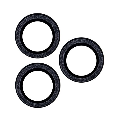 Zestaw szkieł na aparat do iPhone 12 6,1" black glitter (2 sztuki) Zestaw szkieł na aparat do iPhone 12 6,1" black glitter (2 sztuki)