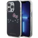 Nakładka Hello Kitty do iPhone 15 Pro 6,1" czarna hardcase IML Kitty Face Nakładka Hello Kitty do iPhone 15 Pro 6,1" czarna hardcase IML Kitty Face