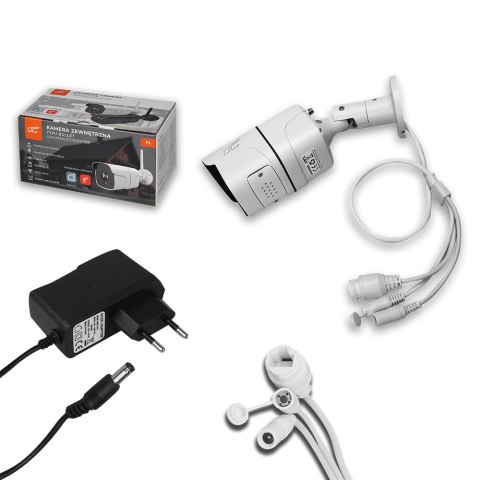 Kamera zewnętrzna BULLET biała IP66 PTZ WiFi&LAN 4Mpix 85*LED 4*IR 10W DC12V/1A LTC Vision Kamera zewnętrzna BULLET biała IP66 PTZ WiFi&LAN 4Mpix 85*LED 4*IR 10W DC12V/1A LTC Vision