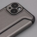Etui Smart Carbon do Samsung Galaxy S22 srebrne Etui Smart Carbon do Samsung Galaxy S22 srebrne
