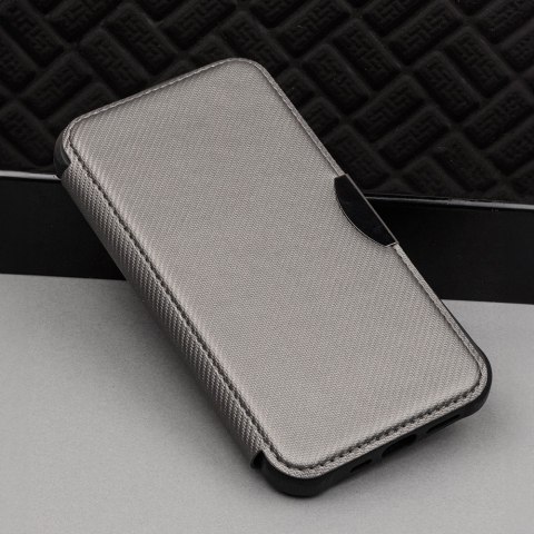 Etui Smart Carbon do Samsung Galaxy S22 srebrne Etui Smart Carbon do Samsung Galaxy S22 srebrne