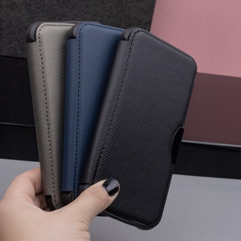 Etui Smart Carbon do Samsung Galaxy S22 srebrne Etui Smart Carbon do Samsung Galaxy S22 srebrne