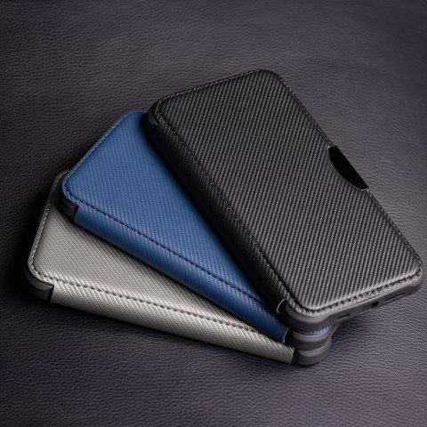 Etui Smart Carbon do Samsung Galaxy S22 srebrne Etui Smart Carbon do Samsung Galaxy S22 srebrne