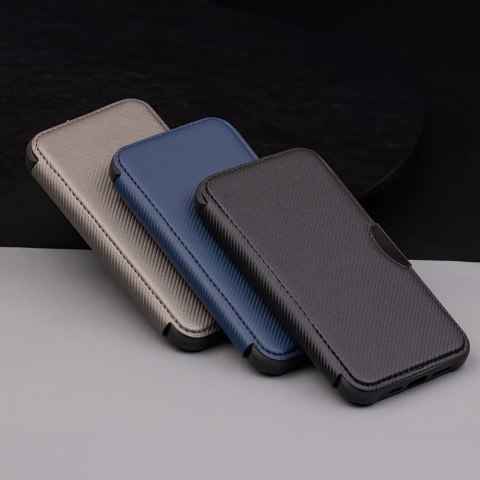 Etui Smart Carbon do Samsung Galaxy S22 srebrne Etui Smart Carbon do Samsung Galaxy S22 srebrne