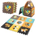 Mata edukacyjna piankowa puzzle zwierzątka kolorowa 85 x 85 cm 9 elementów kolorowa folia Mata edukacyjna piankowa puzzle zwierzątka kolorowa 85 x 85 cm 9 elementów kolorowa folia