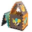 Mata edukacyjna piankowa puzzle zwierzątka kolorowa 85 x 85 cm 9 elementów kolorowa folia Mata edukacyjna piankowa puzzle zwierzątka kolorowa 85 x 85 cm 9 elementów kolorowa folia