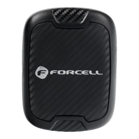 Uchwyt na telefon do samochodu magnetyczny Forcell F-Grip Carbon H-CT325 do kratki czarny Uchwyt na telefon do samochodu magnetyczny Forcell F-Grip Carbon H-CT325 do kratki czarny