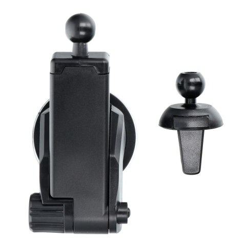 Uchwyt na telefon do samochodu indukcyjny automatyczny Forcell F-Grip HS1 Qi 15W do szyby / kratki złoty Uchwyt na telefon do samochodu indukcyjny automatyczny Forcell F-Grip HS1 Qi 15W do szyby / kratki złoty