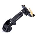 Uchwyt na telefon do samochodu indukcyjny automatyczny Forcell F-Grip HS1 Qi 15W do szyby / kratki złoty