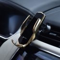 Uchwyt na telefon do samochodu indukcyjny automatyczny Forcell F-Grip HS1 Qi 15W do szyby / kratki złoty