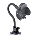 Uchwyt na telefon do samochodu uniwersalny Forcell F-Grip Oval 27 cm do szyby / deski / kratki czarny