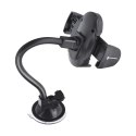 Uchwyt na telefon do samochodu uniwersalny Forcell F-Grip Oval 27 cm do szyby / deski / kratki czarny