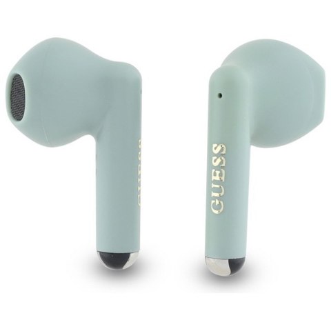 GUESS słuchawki bezprzewodowe bluetooth TWS GUTWSJ14ESGN (Printed Classic Logo) zielone GUESS słuchawki bezprzewodowe bluetooth TWS GUTWSJ14ESGN (Printed Classic Logo) zielone