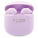 GUESS słuchawki bezprzewodowe bluetooth TWS + stacja dokująca GUTWST26PSU (Classic EST Logo) fioletowe