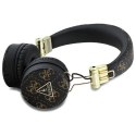 GUESS słuchawki bezprzewodowe bluetooth nagłowne ENC GUBH70E4PTMK (PU 4G Triangle Round Shape) czarne